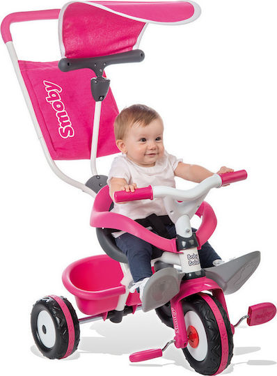 Smoby Baby Balade Превозно Средство с Ръкохватка за Родител за 10 Месечни Розово