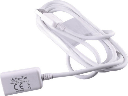 Volte-Tel USB 2.0 Cable USB-A male - USB-A female 1.5m (8159138)