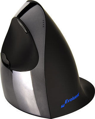 Evoluent VerticalMouse C Right Wireless Безжичен Ергономичен Вертикален Мишка Черно