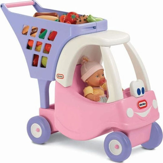 Little Tikes Super Market Cozy Princess Αυτοκινητάκι Ride On Ροζ
