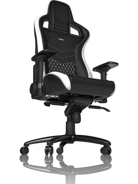Noblechairs Epic Δερμάτινη Καρέκλα Gaming με Ρυθμιζόμενα Μπράτσα Black/White/Red