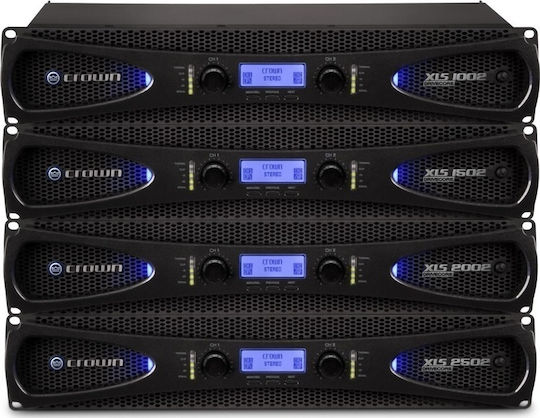 Crown Audio XLS-2002 PA Power Amplifier 2 Channels 650W/4Ω 375W/8Ω Black
