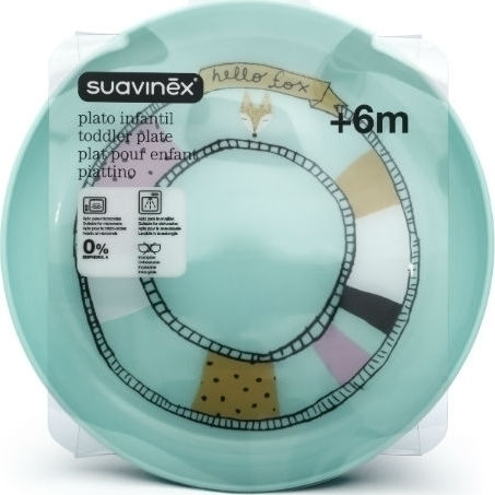 Suavinex Toddler Plate Fox 6m+