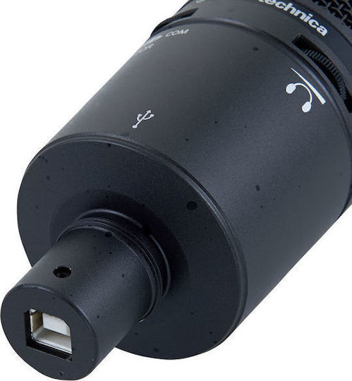 Audio Technica AT2020USB Plus Πυκνωτικό USB Mikrofon Desktop, stoßmontiert für Gesang