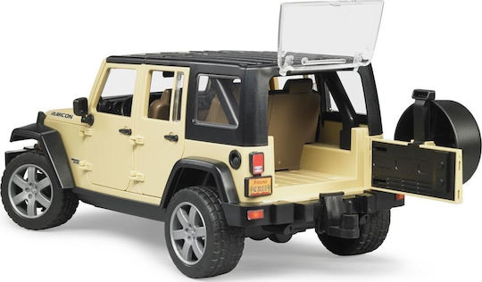 Bruder Jeep Wrangler Unlimited Rubicon Car Yellow Scale 1:24 For 3+ Years