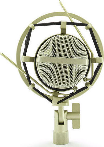MXL 990 Kondensatormikrofon XLR Stoßmontiert für Gesang in Gold Farbe