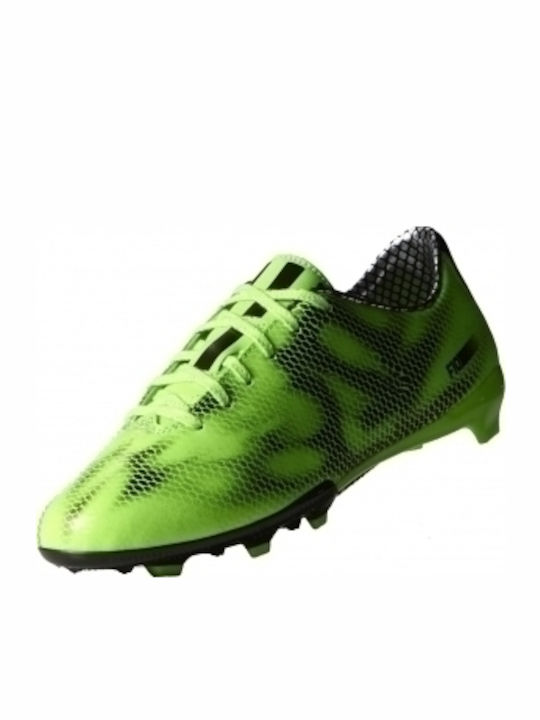 Adidas F10 FG FG Low Football Shoes with Cleats Green