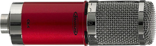 Avantone Pro CK-6 Seturi Microfon Condensator XLR Montat pe amortizoare pentru Vocale în Culoarea Red