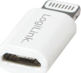 LogiLink Μετατροπέας Lightning male σε micro USB female 1τμχ AU0036