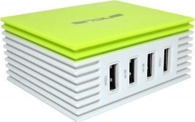 Ancus Φορτιστής Χωρίς Καλώδιο με 4 Θύρες USB-A Πράσινος (34602)