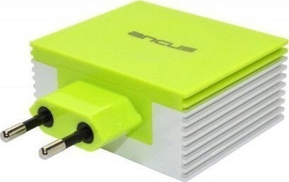 Ancus Φορτιστής Χωρίς Καλώδιο με 4 Θύρες USB-A Πράσινος (34602)