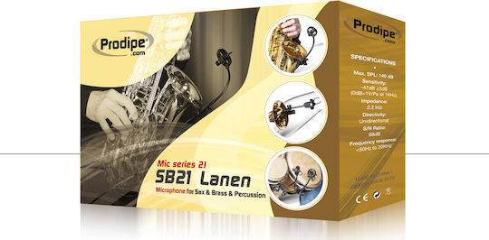 Prodipe GL21 Lanen Acoustic Guitar & Ukulele Condenser (Small Diaphragm) Microphone Shock Mounted for Studio