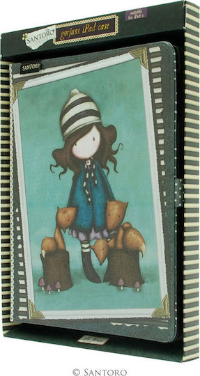 Santoro The Foxes iPad Flip Cover Multicolour (iPad 2)