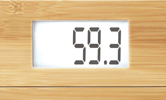 Soehnle Digital Badezimmerwaage in Farbe Braun Bambus Natürlich 63844
