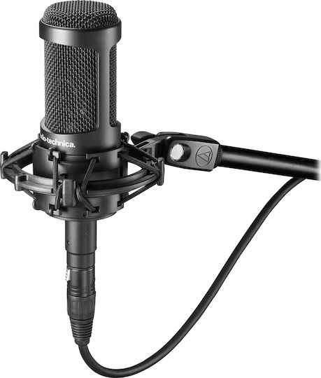 Audio Technica AT2035 Condenser Microphone XLR / USB Shock Mounted for Vocals