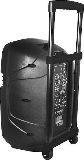 Ibiza Sound Karaoke Speaker with Wireless Microphone HYBRID10VHF-BT Black