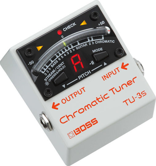 Boss TU-3S Chromatic Pedals Tuner Electroacoustic Instruments, Electric Guitar and Electric Bass