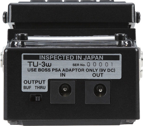 Boss TU-3W Chromatic Πετάλι Tuner Ηλεκτροακουστικών Οργάνων, Ηλεκτρικής Κιθάρας και Ηλεκτρικού Μπάσου