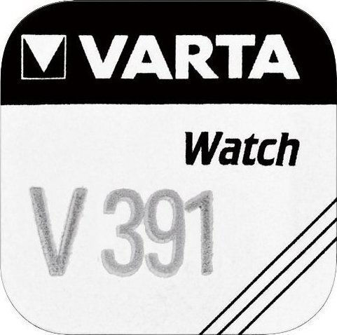 Varta V391 Batterie Silber-Oxid für Uhren SR55 1.55V 1Stück