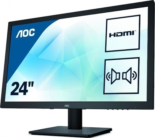 AOC E2475SWJ TN Monitor 23.6" FHD 1920x1080 με Χρόνο Απόκρισης 2ms GTG