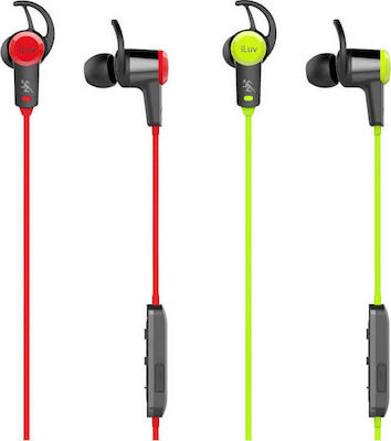 iLuv FitActive Jet In-ear Bluetooth Handsfree Ακουστικά με Αντοχή στον Ιδρώτα Μαύρα