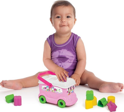 Baby Clementoni Shape Sorting Toy Baby Minnie Shape Sorter Bus for 10++ Months