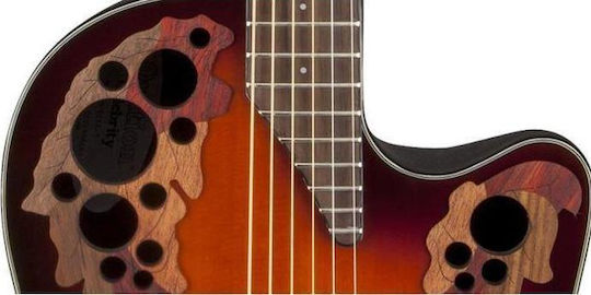 Ovation Acustică Chitară Celebrity Elite Chitare acustice cu decupaj Sunburst