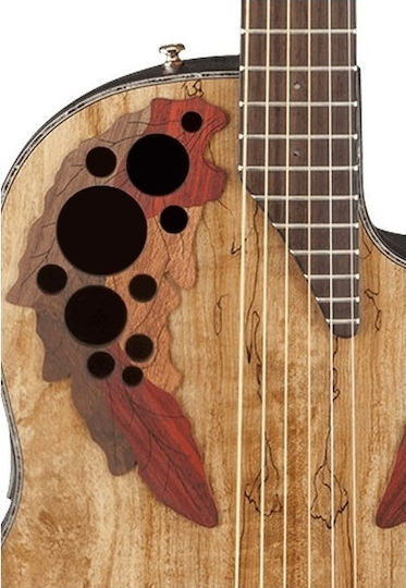 Ovation Ακουστική Κιθάρα Elite Plus Celebrity Mid-Depth Cutaway Natural