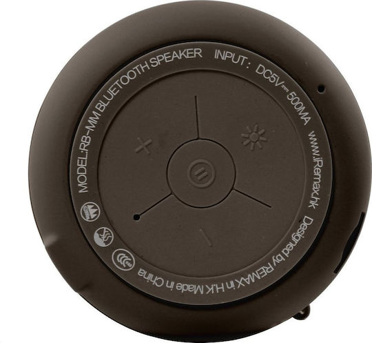 Remax RB-MM Ηχείο Bluetooth 3W με Διάρκεια Μπαταρίας έως 6 ώρες Μαύρο