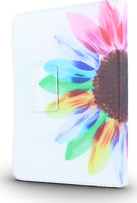 Universal Case Sunflower 7-8" Flip Cover Piele artificială Multicolor (Universal 7-8" - Universal 7-8") GSM017416