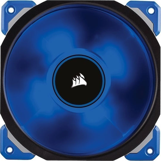 Corsair Ml120 Pro LED Case Fan with Red Lighting and Connection 4-Pin PWM 1pcs Blue