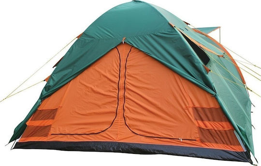Escape Comfort V Summer Camping Tunnel Tent Green with Double Cloth for 5 People 470x305x190cm