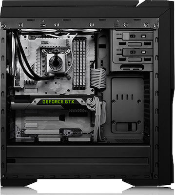 Deepcool Dukase V2 Turnul Midi Cutie de calculator cu fereastră laterală Negru