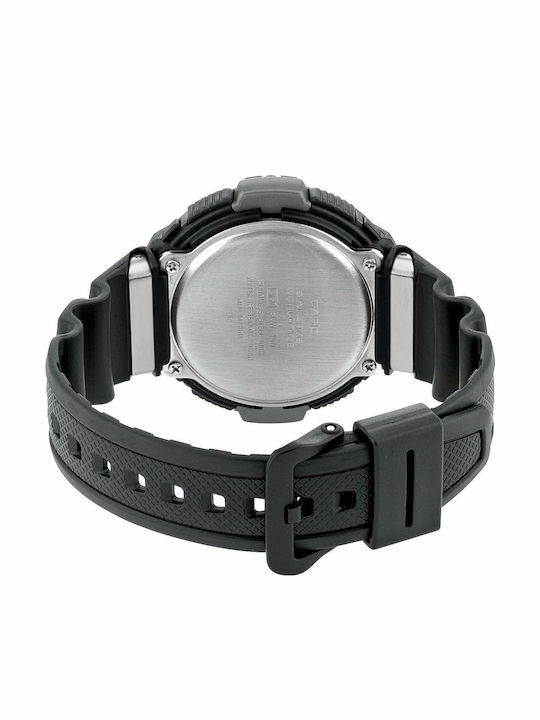 Casio Pro Trek Digital Men's Watch 47.6mm Chronograph Battery with Black Rubber Strap