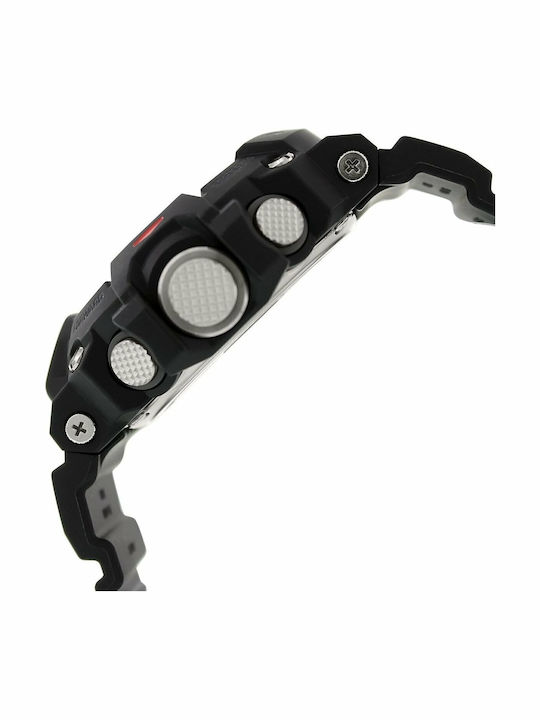 Casio G-shock Digital Men's Watch 53mm Solar with Black Rubber Strap
