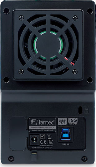 Fantec QB-X2US3R Hard Drive Case for 2 3.5 Inch SATA III Hard Drive Slots with USB 3.0 Connectivity