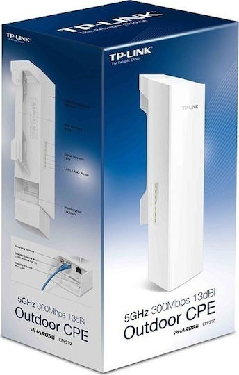 TP-LINK CPE510 v2 Access Point Wi‑Fi 4 Single Band (5GHz) για Εξωτερική Τοποθέτηση