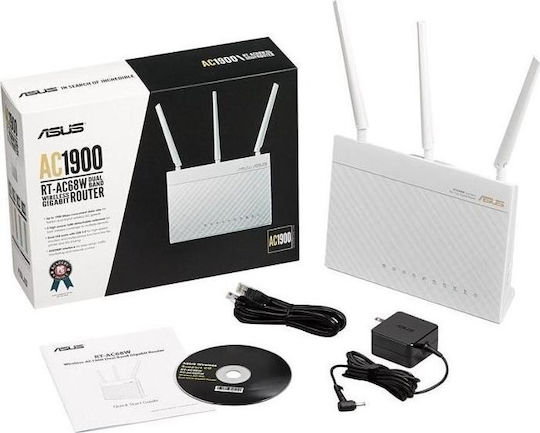 Asus RT-AC68U Ασύρματο Router Wi‑Fi 5 με 4 Θύρες Gigabit