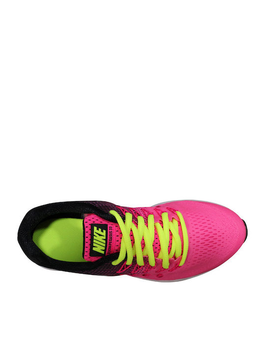 Pegasus Zoom Pegasus 33 GS Kids Sports Shoes Running with Laces Fuchsia