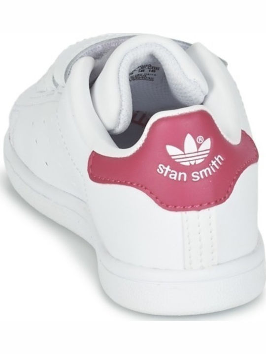 Stan Smith STAN SMITH Încălțăminte sport Joasa pentru copii cu scai Bold Pink / Cloud White