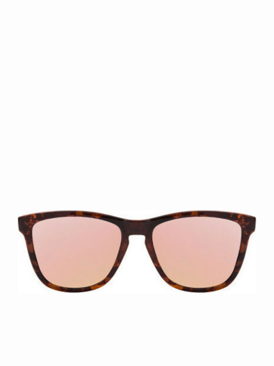 Hawkers Carey Rose Gold One Sunglasses with Brown Plastic Frame