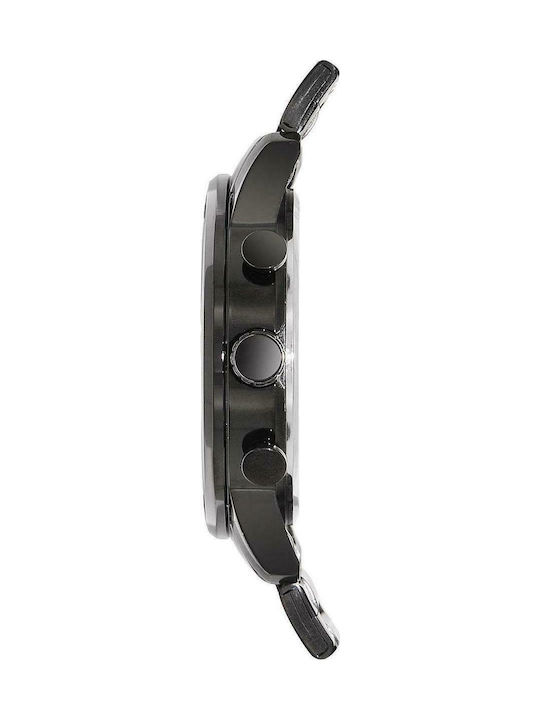 Citizen Ανδρικό Ρολόι 42mm Χρονογράφος Μπαταρίας με Μαύρο Μεταλλικό Μπρασελέ