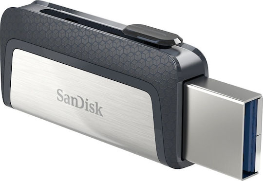 Sandisk Ultra Dual Drive 32GB USB 3.1 Стик с връзка USB-A & USB-C Бял
