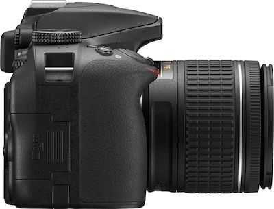 Nikon DSLR Φωτογραφική Μηχανή D3400 Crop Frame Kit (EF-S 18-135mm F3.5-5.6 IS USM + W-E1 Wi-Fi Adapter)Kit (AF-P DX 18-55mm F3.5-5.6G VR + AF-P DX 70-300mm F4.5-6.3G ED VR)Kit (HD DA 18-50mm F4-5.6 DC WR RE + DA 50-200mm F4-5.6 ED WR) Black