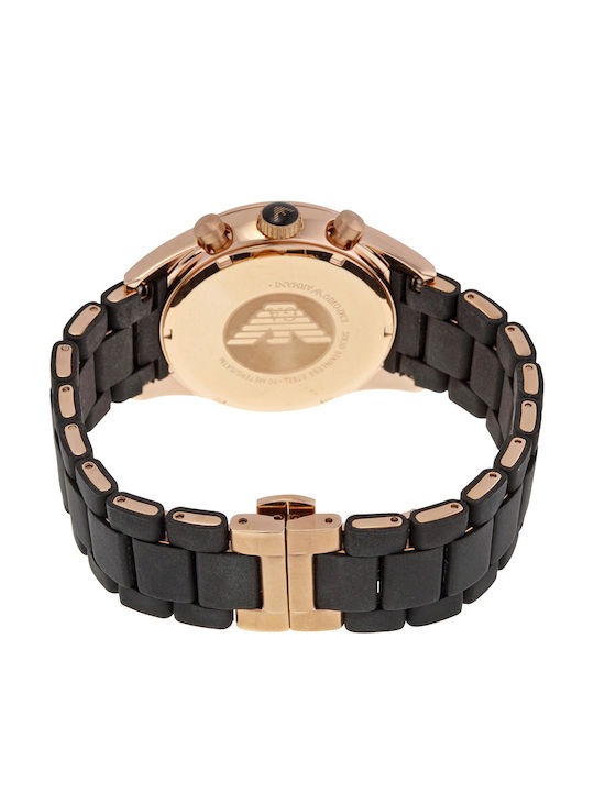 Emporio Armani Ceas Barbatesc 43mm Cronograf Cu Baterie Cu Curea