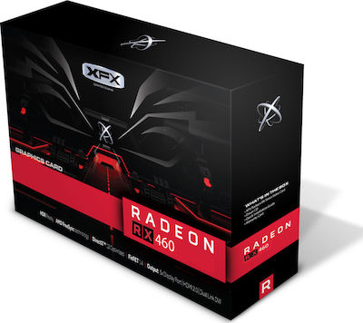 XFX Radeon RX 460 4GB GDDR5 Κάρτα Γραφικών PCI-E x16 3.0 με DVI-D