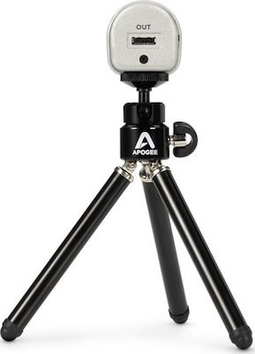 Apogee Πυκνωτικό Μικρόφωνο USB / Lightning MiC Τοποθέτηση Shock Mounted/Clip On Φωνής