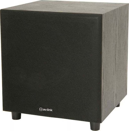 AvLink M8S 170.190UK Aktiv Subwoofer mit Lautsprecher 8" 100W Schwarz