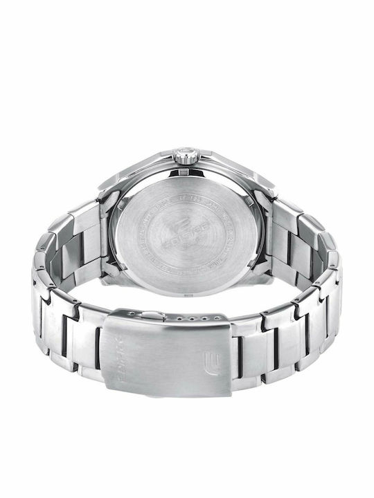 Casio Edifice Men's Watch 44.8mm Battery with Silver Metal Bracelet