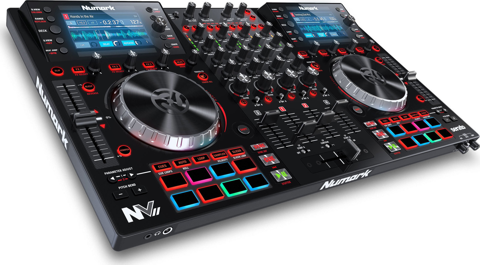 Numark DJ Controller NVII σε Μαύρο Χρώμα Skroutz.gr